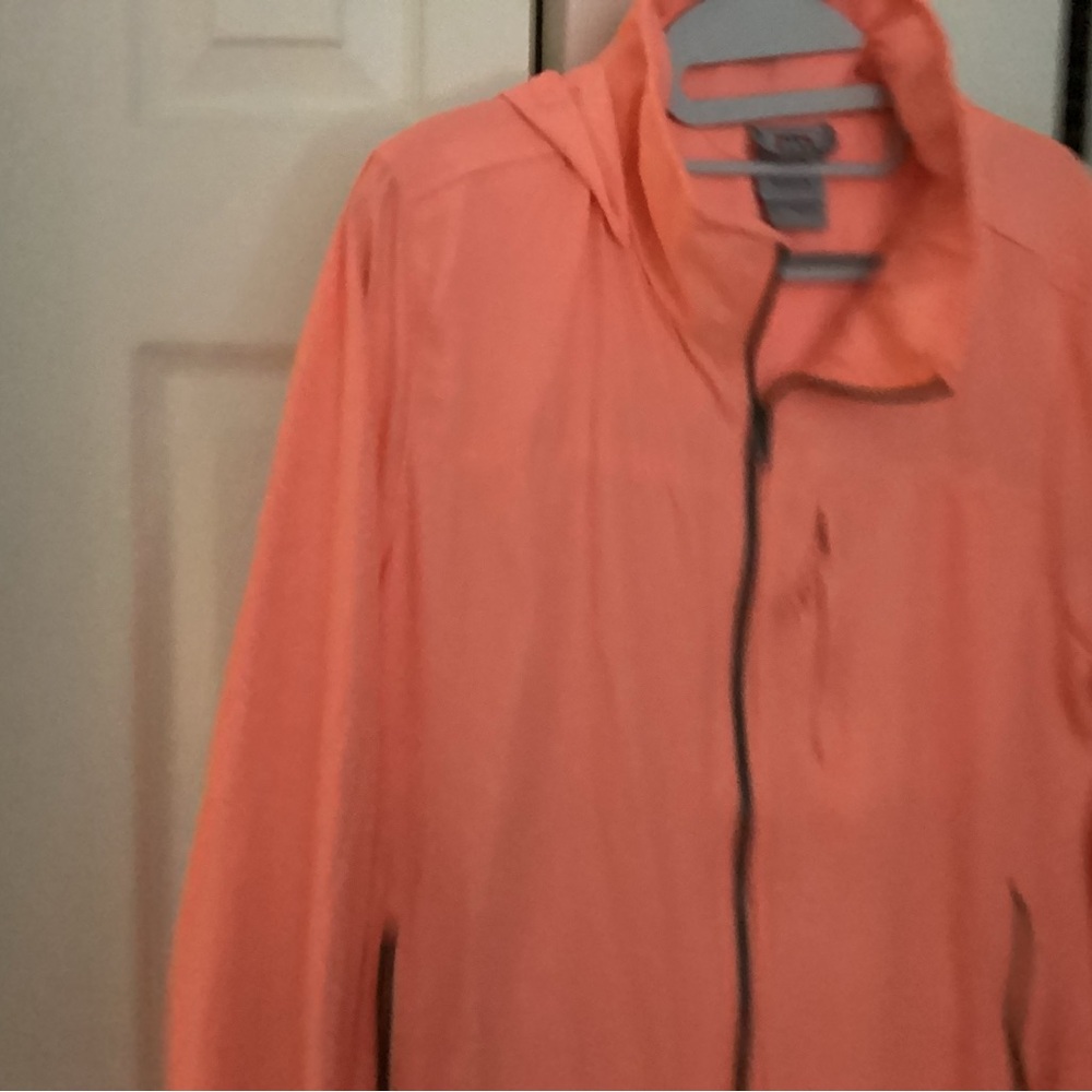 Cute coral color jacket will be out of town as of 1/23